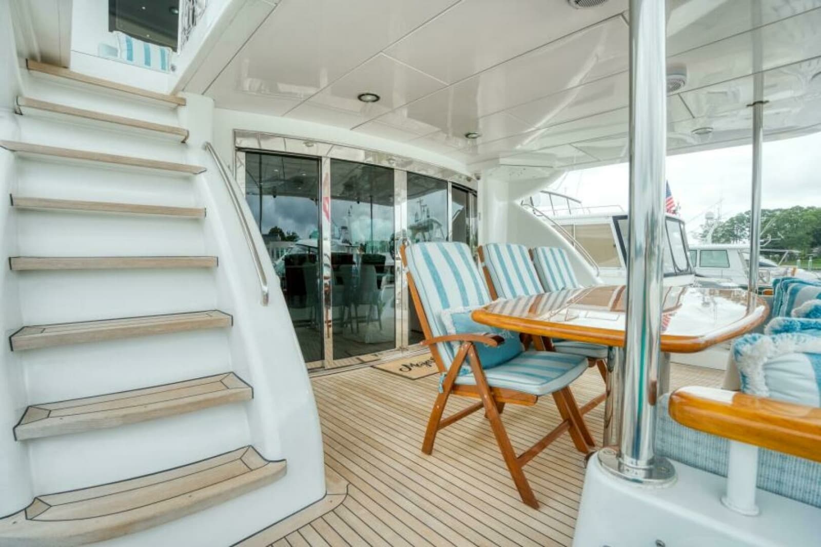 2007 Hatteras 80 Enclosed Bridge - Photo 3