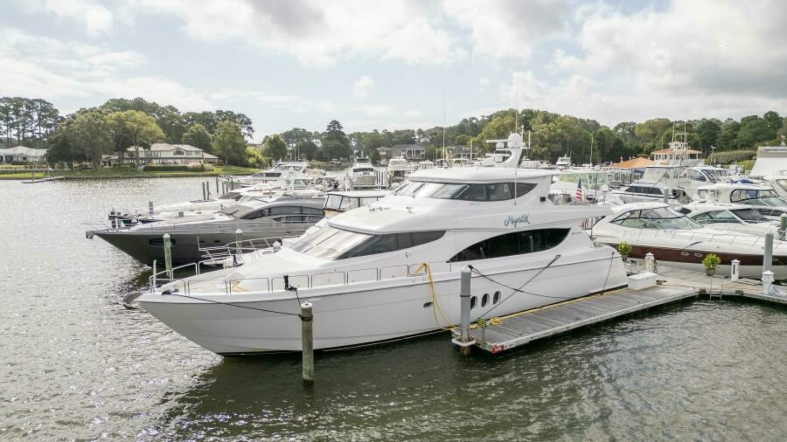 2007 Hatteras 80 Enclosed Bridge - Photo 1