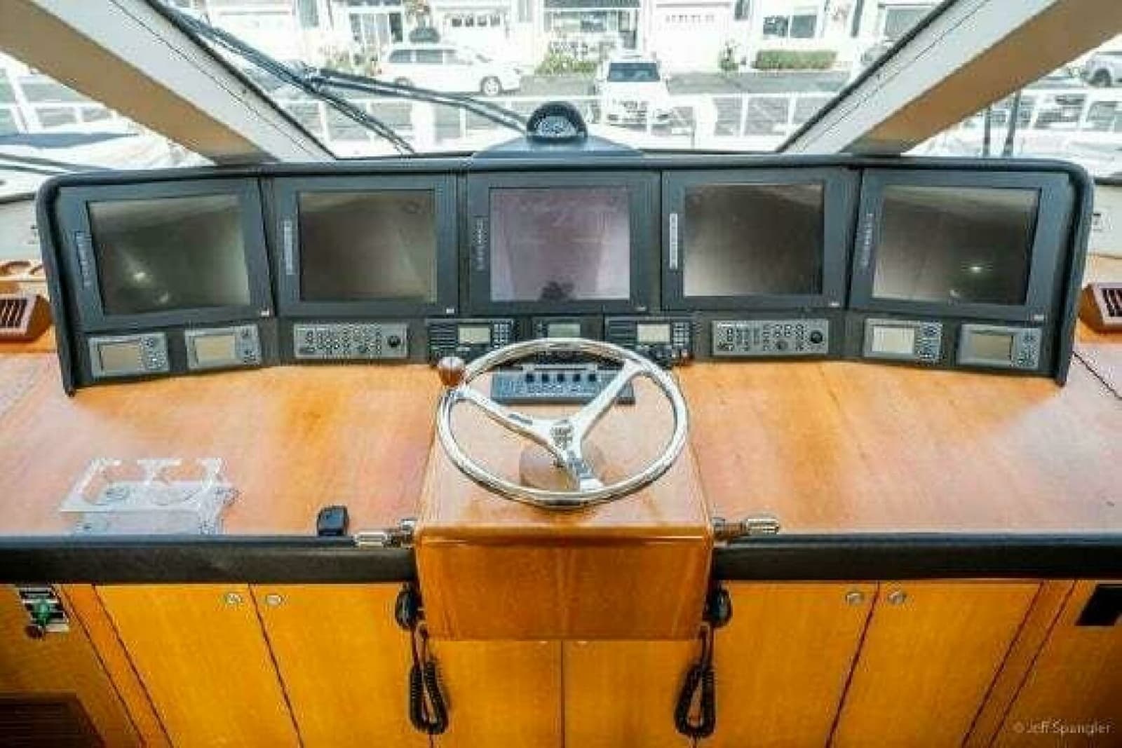 2008 Hatteras 77 Enclosed Bridge - Photo 2