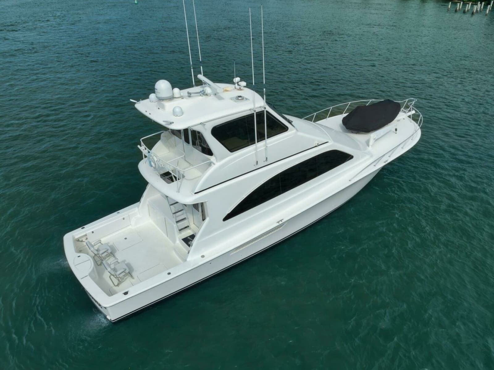 2004 Ocean Yachts 57 Enclosed Bridge Convertible - Photo 40