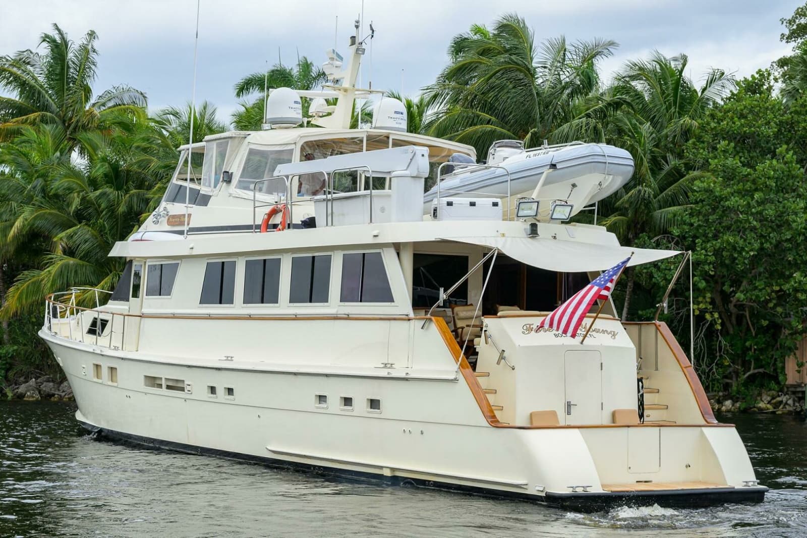 1991 Hatteras 78 Cockpit Motor Yacht - Photo 3