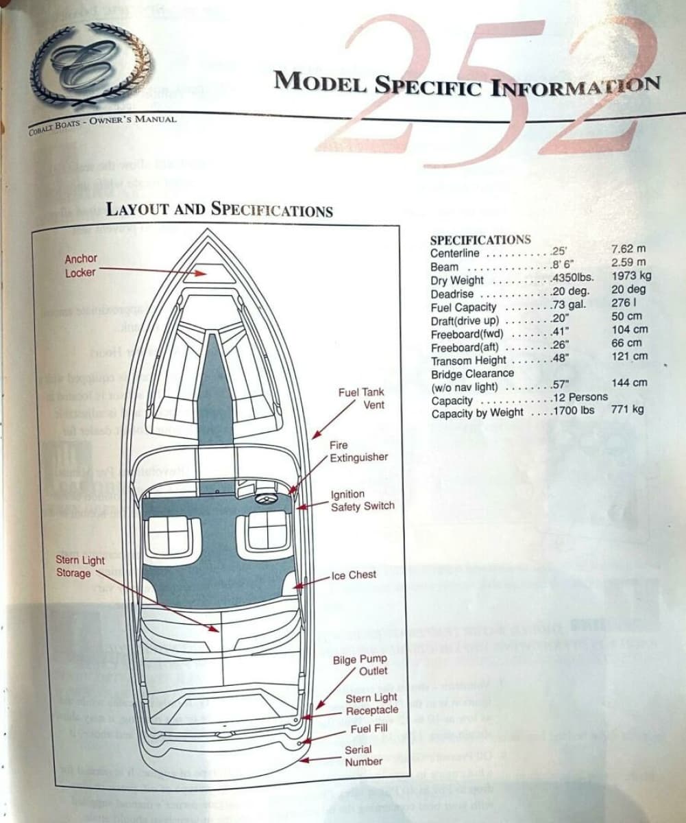 1999 Cobalt 252BR - Photo 10