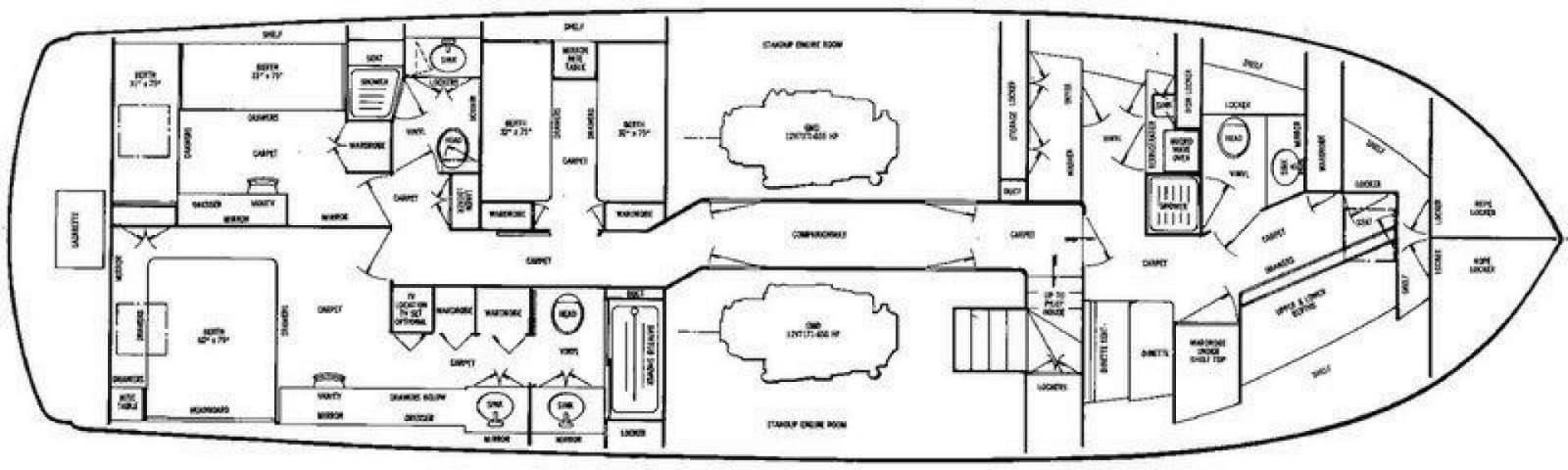 1976 Chris-Craft Roamer 60 - Photo 68